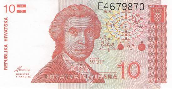 Kroatien p18 10 Kuna 1991
